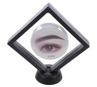 Alipis Floating Frame Display Case Transparent Eyebrow Shape Holder Film Cosmetic Jewelry Box for Beauty Salon Makeup Technique and Customer Visualization