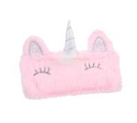 Alipis Fluffy Plush Pencil Bag for Multifunctional Rainbow Stationery Pouch with Smooth Zipper Travel Cosmetic Case Coin Purse Washable Pink Pen Organizer