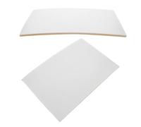 Alipis Foam Board Sheets Lightweight 2pcs White with Self-Adhesive Backing High-Density Foam Core for Detailed Architecture Model Making and Educational Use