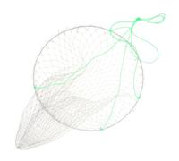 Alipis Foldable Portable Fishing Drop Net with Mesh and Rope Landing Hoop Crab and Prawn Bait Trap for Pier and Outdoor Fishing High Easy Use for Minnow and Lobster Catching