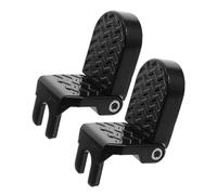 Alipis Folding Bike Pedals Non-slip Rear Foot Pegs for Electric Scooter Mountain Bike Passenger Footrests Dual Riding Stability Easy Carry