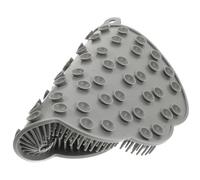 Alipis Foot Scrub Mat with Powerful Suction Cups and TPE Material, Wall Mounted Back Scrubber for Shower, Bath Massage Pad Designed for Skin and Feet, Hands Free Use in Shower