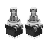 Alipis Footswitch Pedal Versatile and Enhanced Sound Options 2pcs Random Color with Metalplastic Material for Guitar Effects Pedal Buttons for Home and Stage Performances by Guitarists