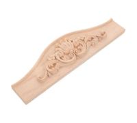 Alipis French Style Hand-Carved Wooden Applique Onlay Solid Wood Furniture Decals for Wardrobe and Wine Cabinet Classic Embossed Overlay Decor for DIY Cabinet and Door Enhancements