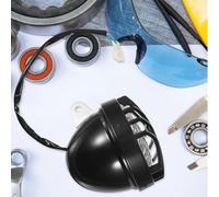 Alipis Front Head Light: Four Wheeler Front Lamp with Grid Bulb Cage Enhanced Light Diffusion - Clear Visibility LED Headlight for ATV Go Kart and Off-Road Motorcycle Use