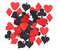 Alipis Funny Poker Scraps Table Scatter Decoration for Wedding Birthday Party Supplies Confetti for Unique DIY Crafts Invitations and Favor Bags