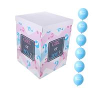 Alipis Gender Reveal Balloon Box Set with Blue Balloons Shower Party Decorations for Boys and Exciting Gender Announcement with Innovative Design Safe Reliable Setup