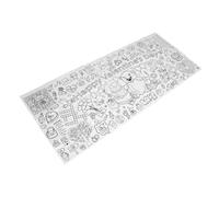 Alipis Giant Valentine's Day Coloring Poster for Engaging Graffiti Tablecloth Thick Paper Diy Arts Activity for Classroom Parties Fun Valentine Celebration Supplies