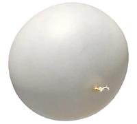 Alipis Giant White Latex Balloon Jumbo Round Balloon for Meteorological Survey and Party Decoration for Weddings Birthdays Festivals Indoor Outdoor Use