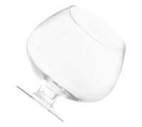 Alipis Glass Fish Bowl Aquarium Goblet Shaped Hydroponic Tank for Small Desk Decor Clear Transparent Betta Fish Tank Plant Vase Space Efficient Terrarium for Home Office