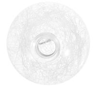 Alipis Glass Globe Lamp Shade G9 Base 100mm Clear Glass Round Ball Threaded Design Replacement for Living Room Pendant Lights