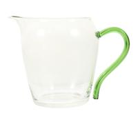 Alipis Glass Gravy Boat Sauce Dispenser 350ml Capacity Multi-use Design for Home and Restaurant Use, Heat-Resistant and Suitable for Hot, Cold, and Acidic Beverages