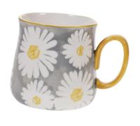 Alipis Glass Hot Chocolate Mug Ceramic Coffee Cup 500ml with Simple Appearance and Classic Elegant Look, Sturdy and Not Easy to Deform, for Breakfast and Home Use