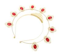 Alipis Glory Crown Headband Rhinestone Decorative Metal Hair Hoop Multi-function Dance Party Wedding Hair Accessories for Women