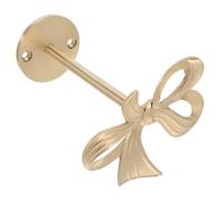 Alipis Gold Metal Bow Curtain Holdbacks Wall Mounted Drapery Hooks for Living Bedroom Office Vintage Retro Design Decorative Tiebacks with Reliable Support and Multi-purpose Hanging