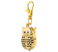 Alipis Golden Alloy Owl Pocket Watch Keychain with Retro Style, Decorative and Functional Accessory to See the Time Easily, and Decoration for Outfit
