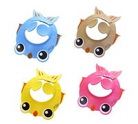 Alipis Goldfish Pattern Boy Girl's Ear Protection Shower Cap Heat-Resistant Adjustable for Boys and Girls Years Bathing Haircut