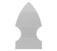 Alipis Gothic Pyramid Post Caps Made of Sturdy PVC for Staircase Railings and Fence Post Covers Easy Installation and Outdoor Use Classic Gothic Style in Residential Areas