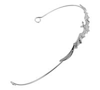 Alipis Gothic Silver Alloy Bat Crown Headband Halloween Hair Accessory Vintage Vampire Hair Band for Adults and Halloween Party Cosplay