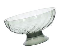 Alipis Green Footed Fruit Bowl with Draining Hole for Hotel Restaurant