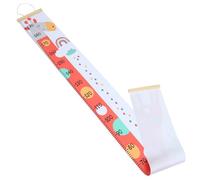 Alipis Growth Chart Wall Mounted with Cartoon Animal Themed Design, Wooden and Canvas Pink Height Measure Ruler Easy to Place on Wall or Door Kids for Children Room Decoration Nursery