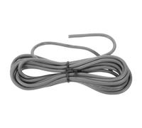 Alipis Guitar Pickup Wire Replacement Guitar Cable Replacement Grey 3-core Rubber Copper Wire Portable Noise-reducing Lead for Musicians and Music Lovers