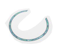 Alipis Guitar Sound Hole Rosette Inlay Sticker with Color Shift Effect Self-Adhesive Easy Removal for Most Guitars Musician Accessory