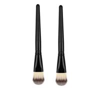 Alipis Hair Brush Set Facial Skin Care Tool Nylon 2pcs for Precise Application and Firm Enough to Spread Mud Masks, Stylish Black for Masking