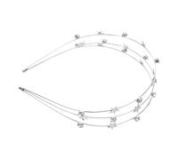 Alipis Hairband Pretty Headpiece Glitter Star Multi Metal Hair Hoop Embellished Rhinestone for Concert Accessories Year