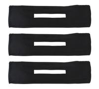 Alipis Hairbands Iron Wire and Polyester Material Hair Bun Maker 3pcs Black Creating Sock Bun and Elegant Chignon Hairstyles, Hair up Band for Women and Girls for Daily Styling