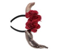 Alipis Halloween Demon Horn Headband for Women, Comfortable Cloth Material with Unique Design, Fits Hairstyles, for Cosplay and Party Accessories