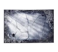 Alipis Halloween Photo Background Cloth Pumpkin Design, Spider Web Tapestry for Halloween Party Props, Photographic Backdrop Suitable for Studio and Indoor Decorations