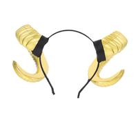 Alipis Halloween Sheep Horn Headband Cosplay Animal Horn Hair Accessory for Parties Comfortable Design for Adults for Halloween Birthday and Costume Events