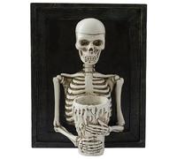 Alipis Halloween Skull Photo Frame Candle Holder Gothic Decor Ghost Tealight Stand