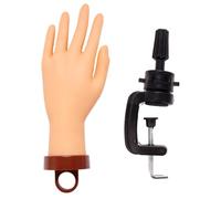 Alipis Hand High and Manicure for Model Flexible Material Practicing Simulation Pvc Easy to Carry Art for Salon Artists