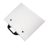 Alipis Handheld Artwork Bag for Office Use Waterproof Plastic Portfolio with Dirt-Resistant Design for Storing Sketches and Exam Papers