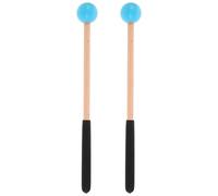 Alipis Hard Maple Drumsticks Mallets with Rubber Stick and Wood Handle for Xylophone and Chime, Comfortable Fatigue-free Grip, for School and Parent-child Interaction