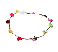 Alipis Headband Head Bands The Crown Flower Garland Garlands Girl Bracelet Velvet Women Hairbands Light up Headpiece Party Accessories for Adults Birthday Crown for Colorful Paper