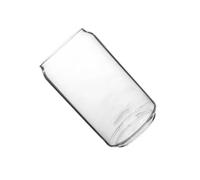 Alipis Heat-Resistant Transparent Can-Shaped Glass Cup Water Mug for Beer Juice and Cold Drinks with Stable Flat Base Practical Indoor and Outdoor Drinking Tumbler