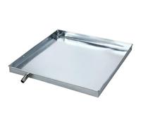 Alipis Heavy-duty Air Conditioning Drain Pan Drip Tray for Indoor and Outdoor Use, Stainless Steel and Plastic Material, Protects Floors from Leaks and Is Not Easy to Tip