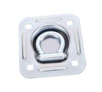 Alipis Heavy Duty Cargo Tie Down Anchors with Spring-loaded D Rings and Floor Hooks for Truck Trailers Camper Beds Versatile Mounting Points for Secure Load Transport Rough Roads