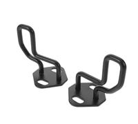 Alipis Heavy Duty Garage Wall Hooks 2pcs Black - Industrial Storage Utility Hanging Hooks for Ladder, Bike, Tool Organization in Garage and Workshop