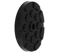 Alipis Heavy Duty round Rubber Jack Pad for Car Lift Four Seasons Single Hole Rubber Adapter Compatible with Floor Jack Accessories Shock Absorbing Auto Hoist Stand Protector