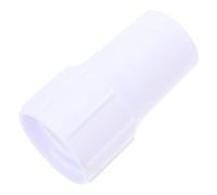 Alipis Heavy Duty White PVC Pool Hose Connector with Threaded Cuff 38mm for Swimming Pool Pump and Cleaning Applications Sturdy Universal Pipe Connector