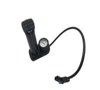 Alipis High-pressure Portable Foot Pump with Barometer Mini Metal Tire Inflator for Bike Tyres and Balls Lightweight Activated Floor Pump for All Bikes Black Multi-purpose Inflator