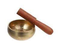 Alipis High Resonance Singing Bowl Set with Wooden Stick Meditation Music Bowl for Mindfulness and Healing