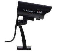 Alipis High Simulation Dummy Outdoor Cctv Camera Waterproof Abs Material with Mount Bracket and Screws, for Indoor and Warehouse Security Monitoring