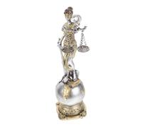 Alipis Home Decor Statue Lady of Justice Blind Statue Art-grade Resin Sculpture