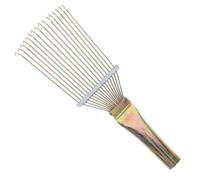 Alipis Horse Brush Cattle Hair Rake Iron Comb Tooth Comfortable The Skin for Combing and Brushing Donkey and Cattle Grooming
