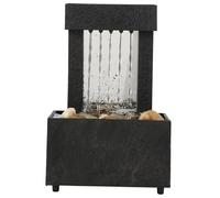 Alipis Indoor Tabletop Waterfall Fountain Ornament Creative Desktop Water Fountain Decoration for Home Office with Flowing Water Feature